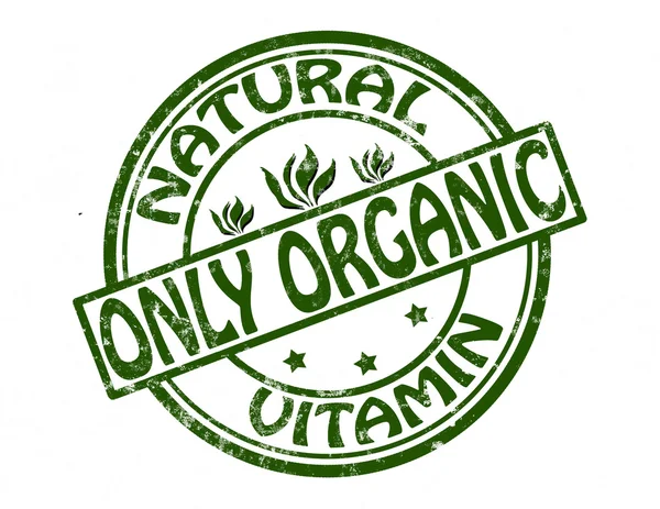 Pouze organické — Stockový vektor