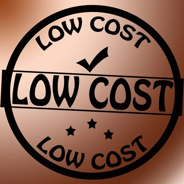 Low cost — Stock Vector