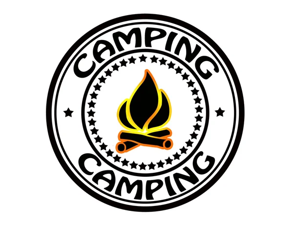 Camping — Stock vektor
