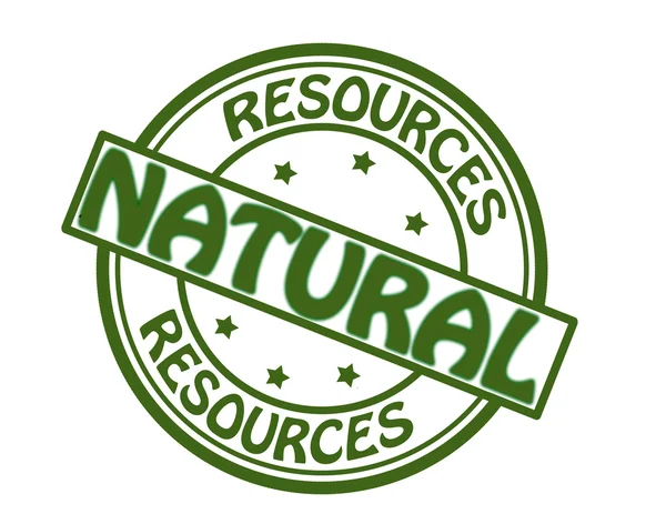 Recursos naturales — Vector de stock