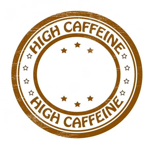 High caffeine — Stock Vector