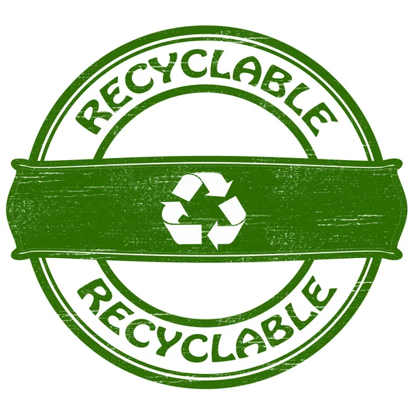 Recycleerbaar — Stockvector