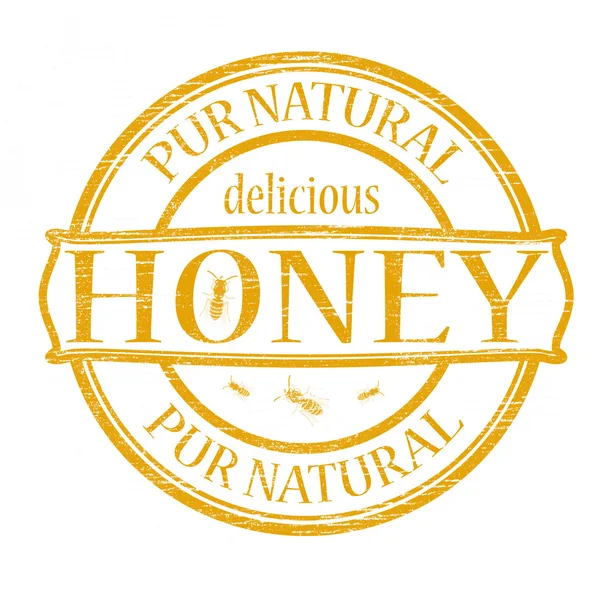 Pur 天然蜂蜜 — 图库矢量图片