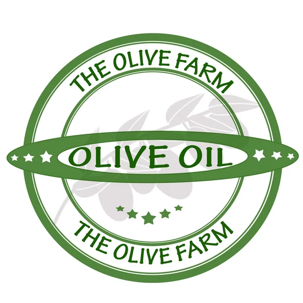 A quinta de oliveiras — Vetor de Stock