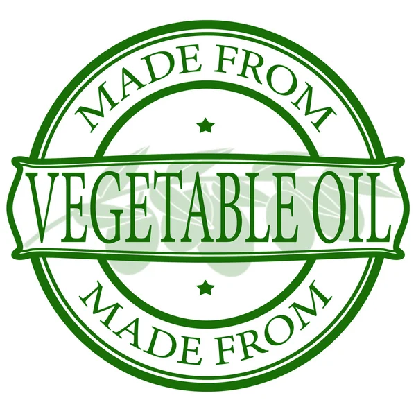 Olio vegetale — Vettoriale Stock
