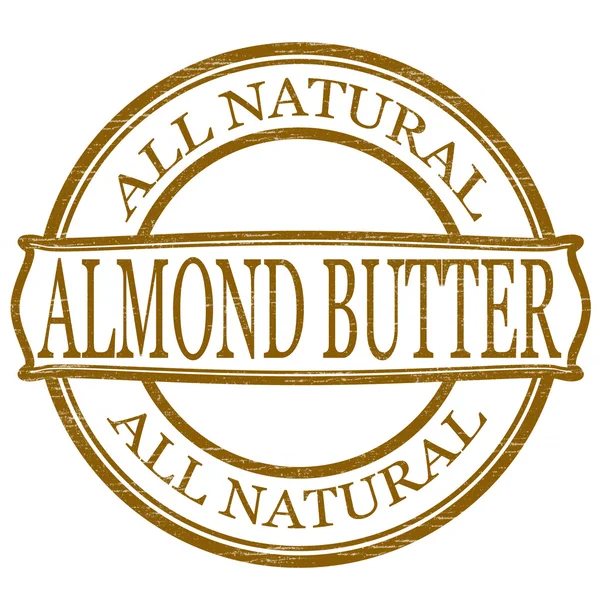 アーモンドのバター — ストックベクタ