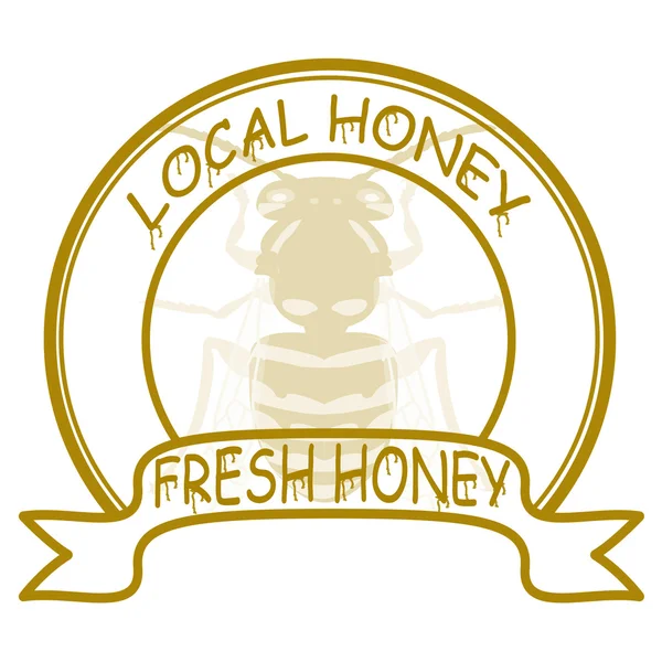 新鲜蜂蜜 — 图库矢量图片