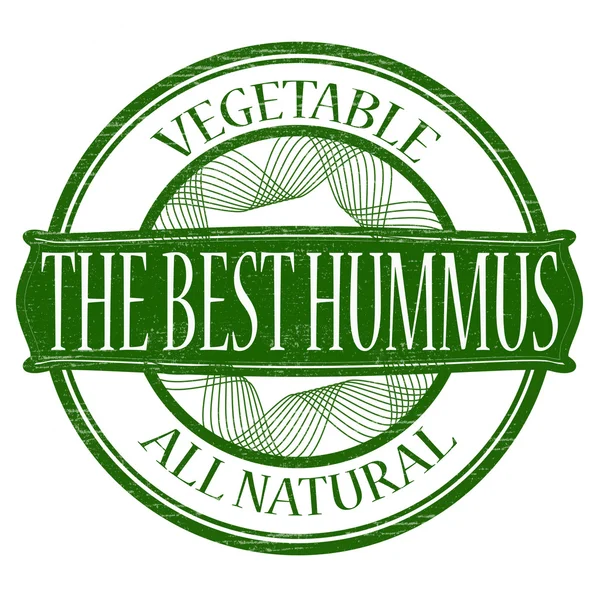 Melhor hummus — Vetor de Stock