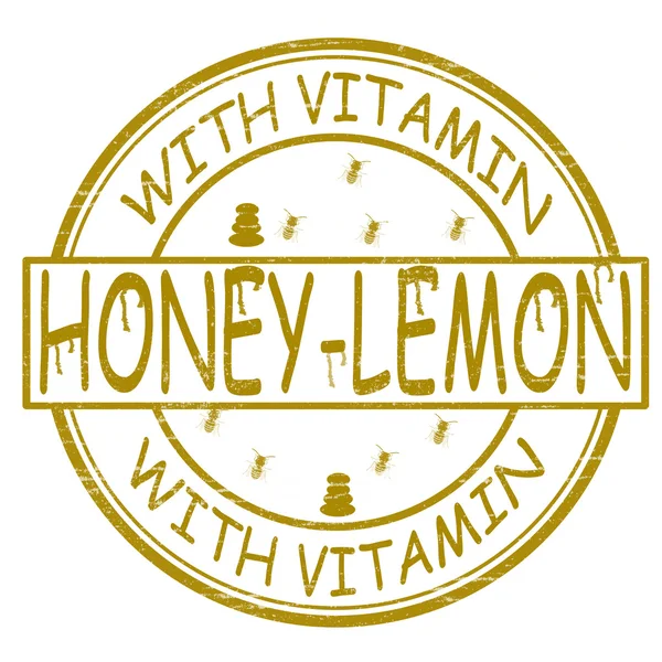 Honing citroen — Stockvector