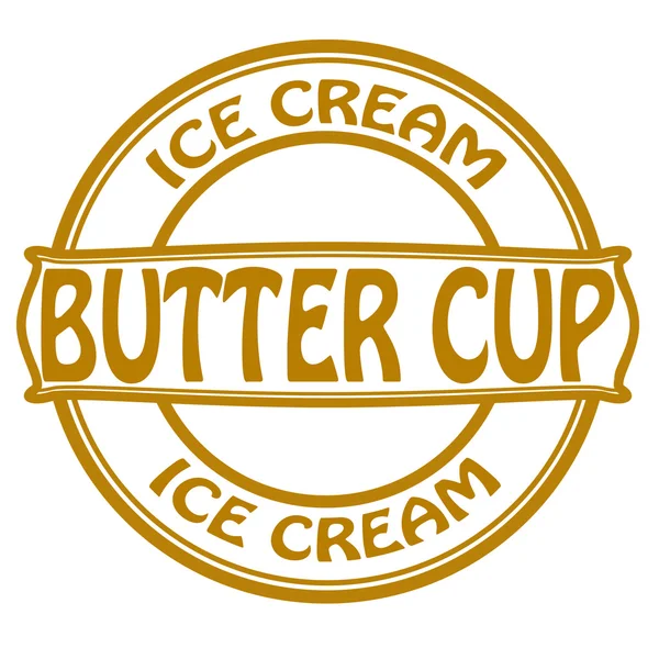 Coupe de beurre — Image vectorielle
