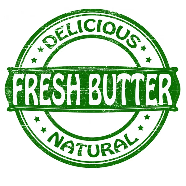 Fresh butter — Stock Vector