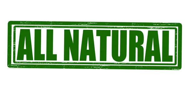 All natural — Stock Vector