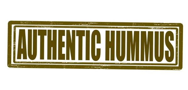 Authentic hummus — Stock Vector