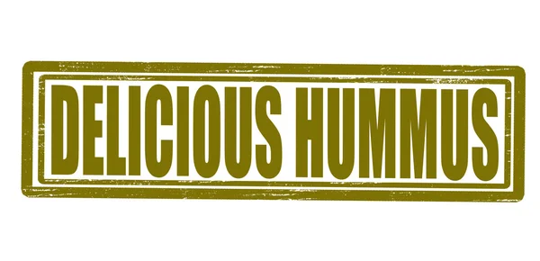 Hummus delicioso. — Archivo Imágenes Vectoriales