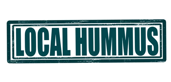 Hummus local — Archivo Imágenes Vectoriales