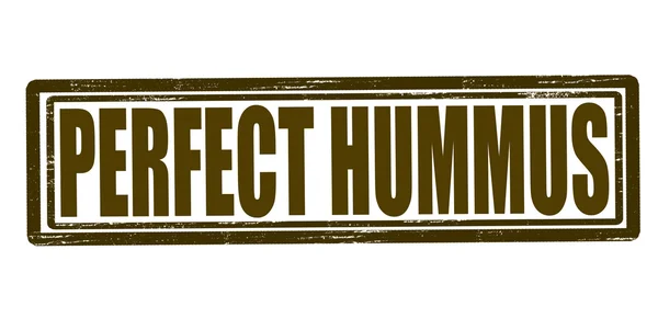 Hummus perfecto — Vector de stock