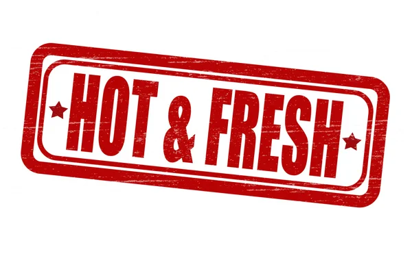 Hot and fresh — Stock Vector