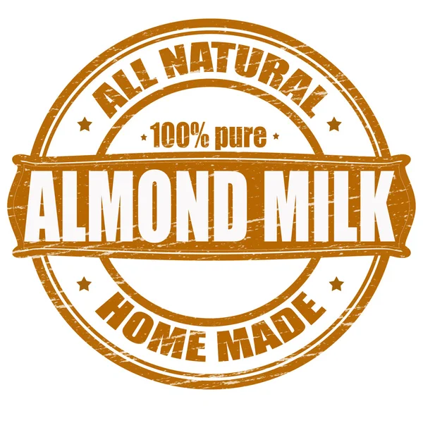 Almond milk — Stock Vector