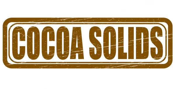 Cocoa solids — Stock Vector