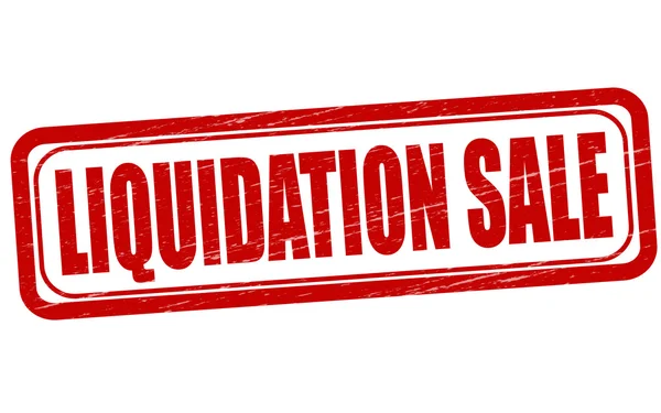 Liquidation sale — Stock Vector