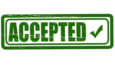 Accepted clipart