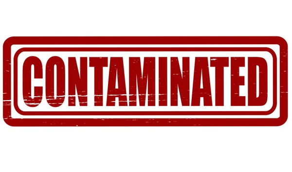 Contaminated — Stock Vector