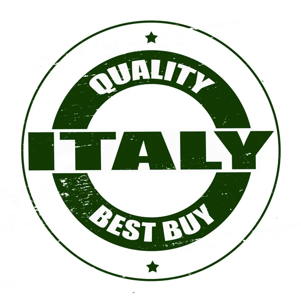 Qualità Italia — Vettoriale Stock