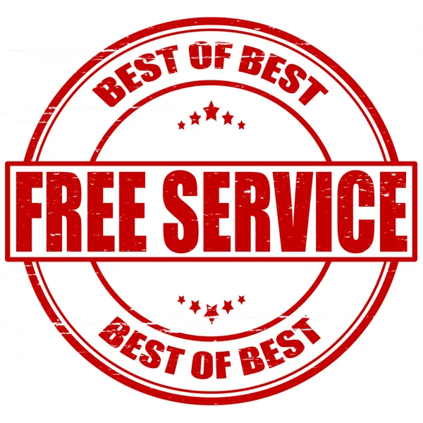 Gratis service — Stockvector