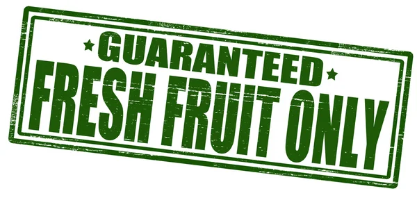 Frest fruit only — Stock Vector