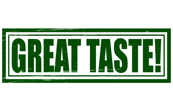 Great taste — Stock Vector
