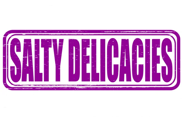 Salty delicacies — Stock Vector