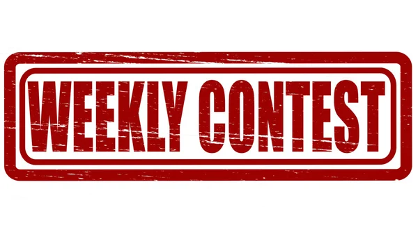 Týdenní soutěž — Stockový vektor