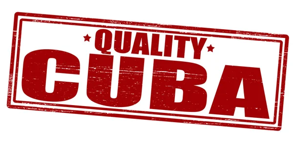 Kvalitet Kuba — Stock vektor