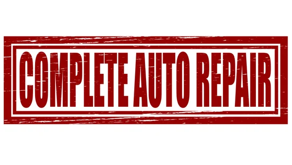 Complete auto repair — Stock Vector