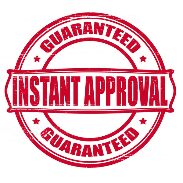 Instant approved — Stock Vector