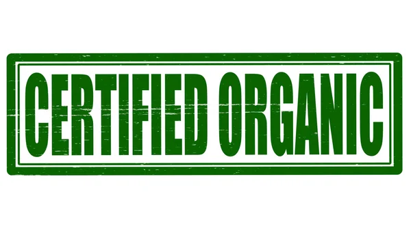 Certifeid organik — Stok Vektör