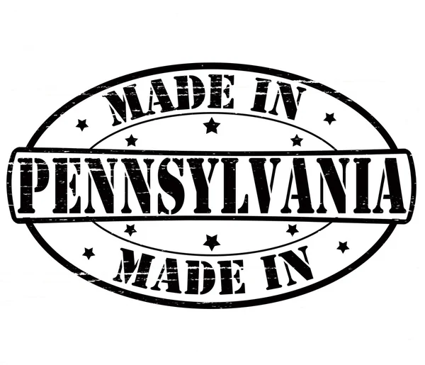 Fabricado en Pennsylvania — Archivo Imágenes Vectoriales