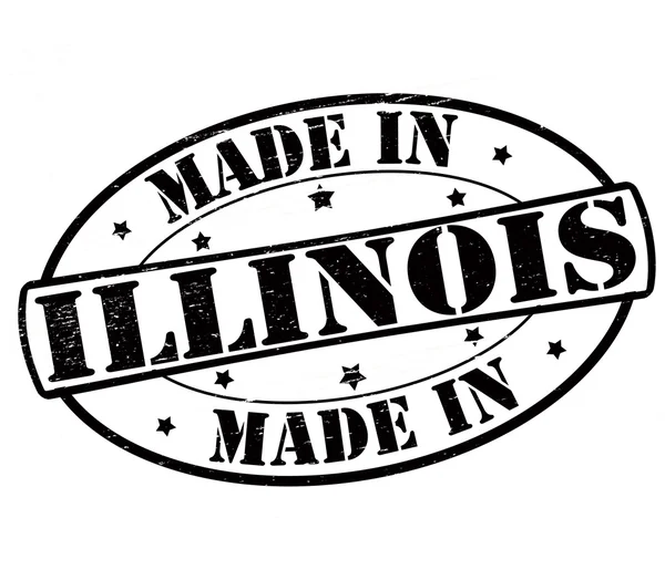 Fabriqué en Illinois — Image vectorielle