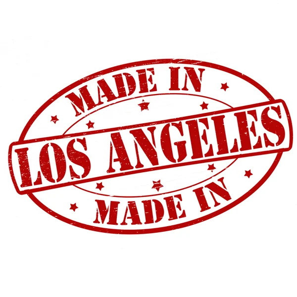 Prodotto a Los Angeles — Vettoriale Stock