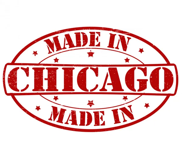 Fabricat în Chicago — Vector de stoc