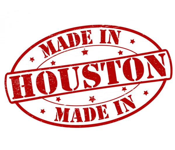 Prodotto a Houston — Vettoriale Stock