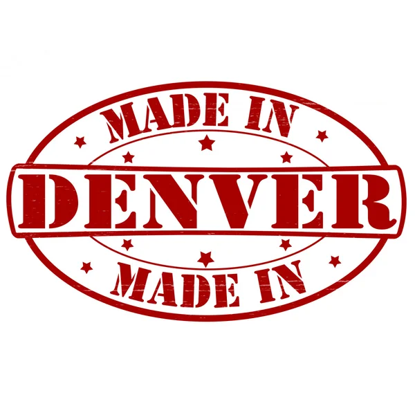 Made in Denver — Stock Vector