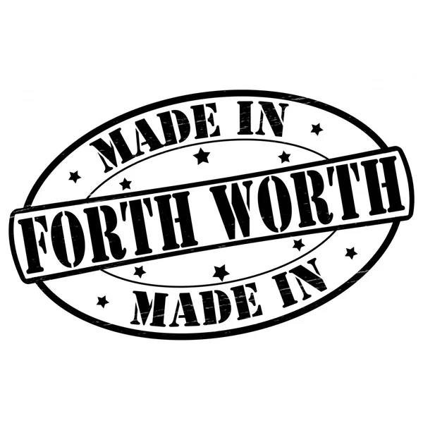 Made in Forth Worth — Stock Vector