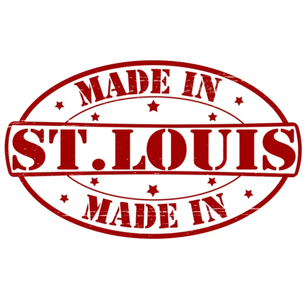 Fabriqué à St. Louis — Image vectorielle