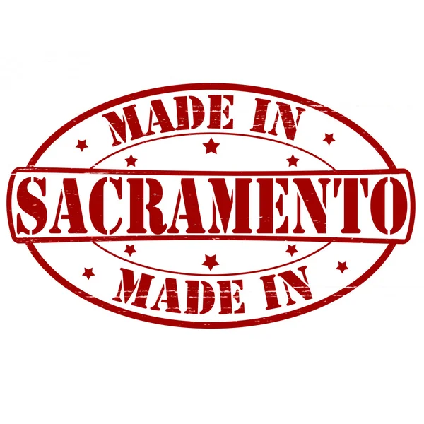 Made in Sacramento — Stock Vector