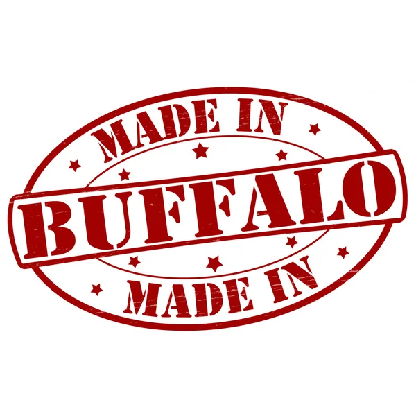 Wykonane w buffalo — Wektor stockowy