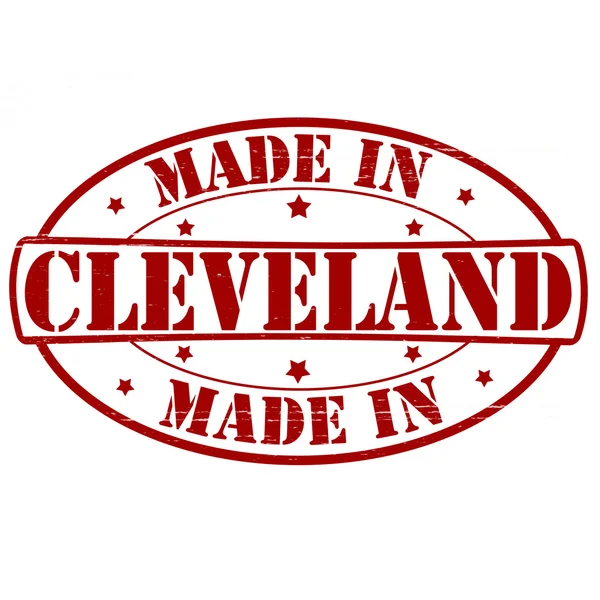 Fabriqué à Cleveland — Image vectorielle