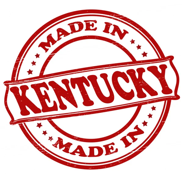 Hecho en Kentucky — Archivo Imágenes Vectoriales