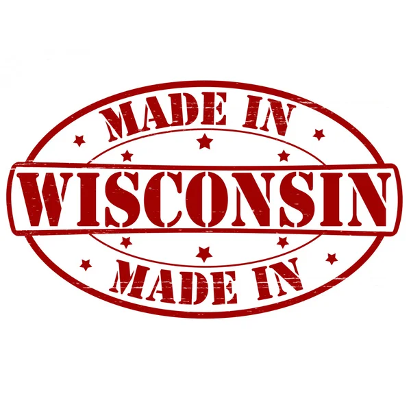 Made in Wisconsin — Stock Vector