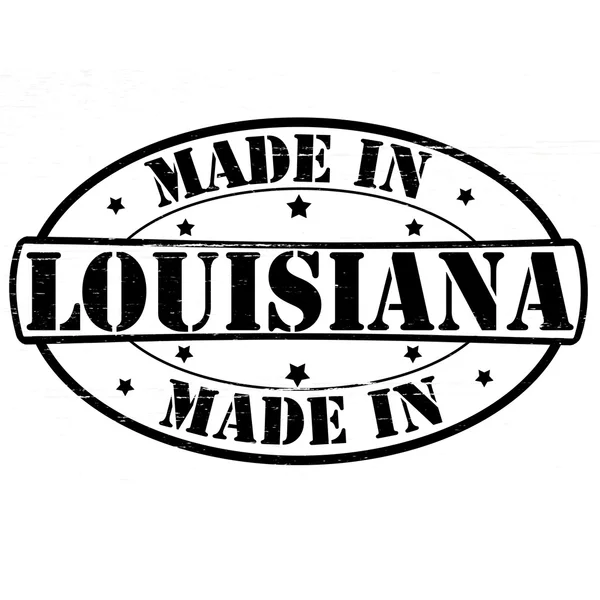 Prodotto in Louisiana — Vettoriale Stock